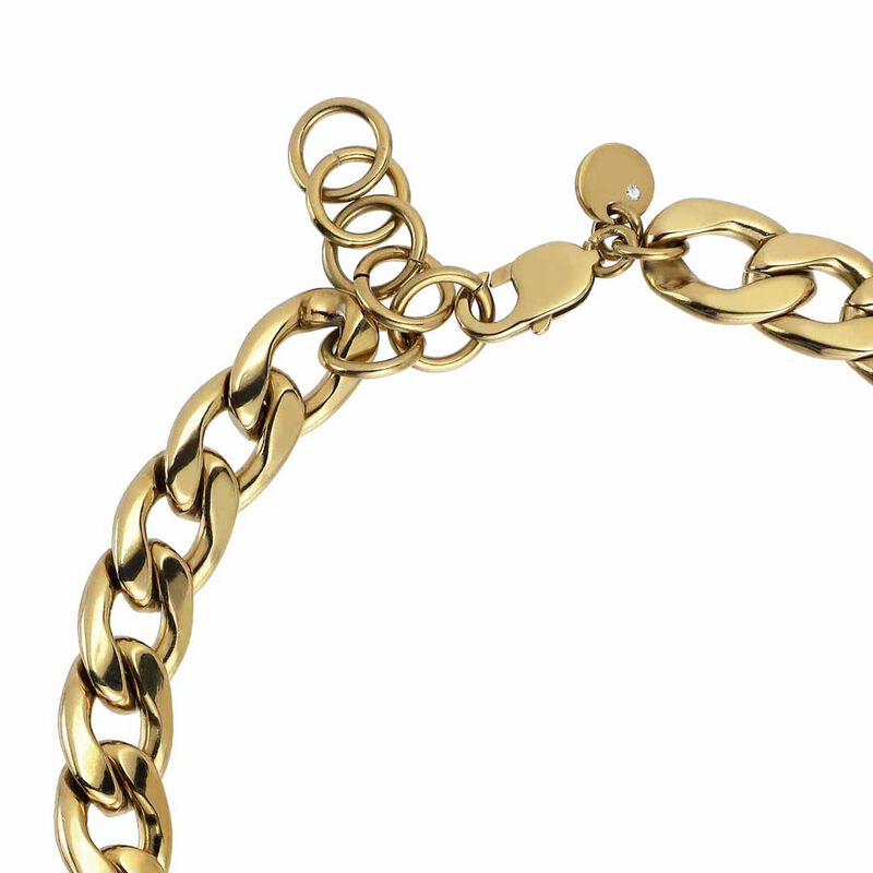Dyrberg Kern Jazz Shiny Gold Necklace image number 1